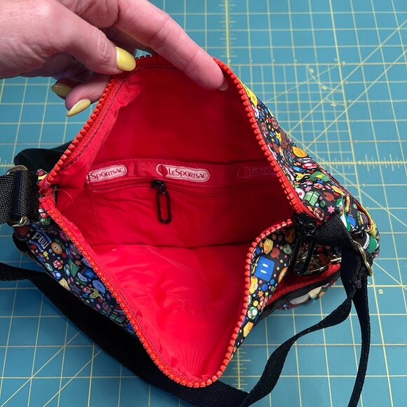 LeSportsac x NINTENDO Collab Crossbody Handbag Purse - Picture 3 of 3